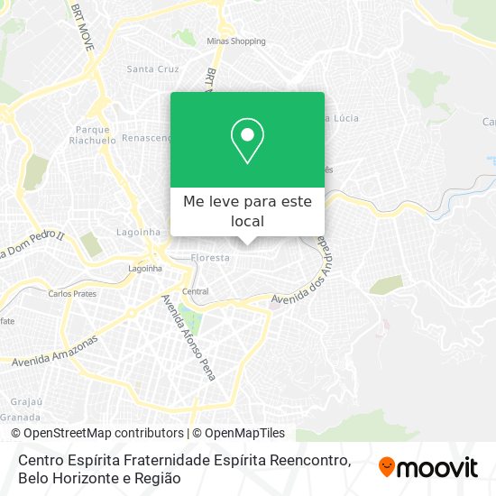 Centro Espírita Fraternidade Espírita Reencontro mapa