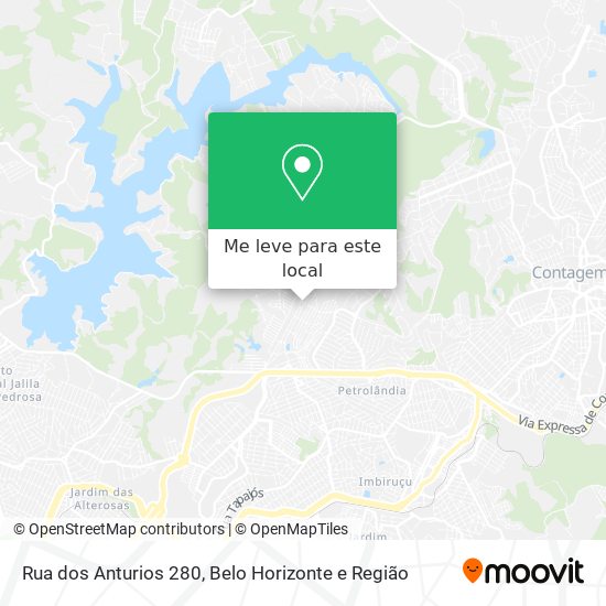 Rua dos Anturios 280 mapa