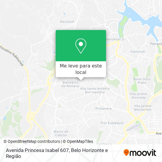 Avenida Princesa Isabel 607 mapa