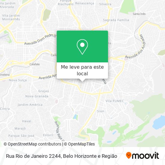 Rua Rio de Janeiro 2244 mapa