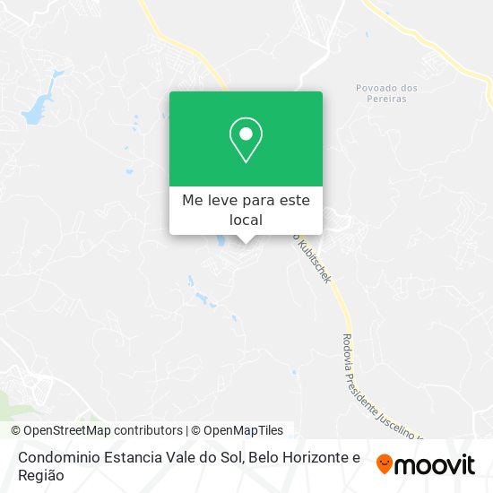 Condominio Estancia Vale do Sol mapa
