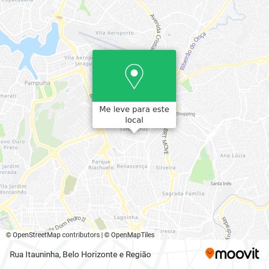 Rua Itauninha mapa