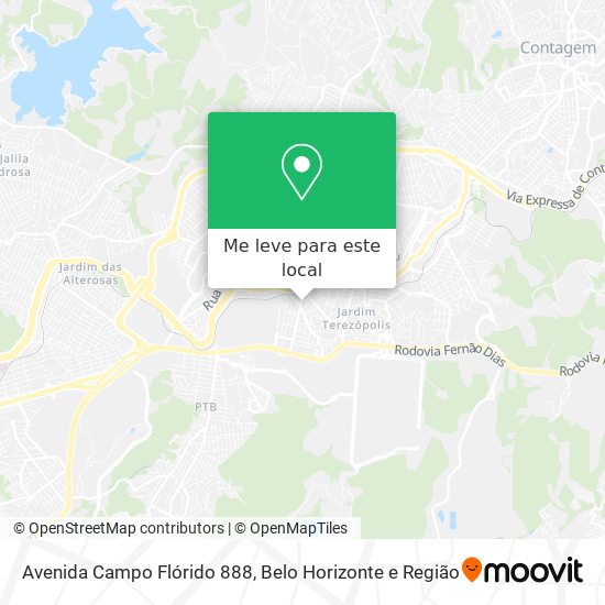 Avenida Campo Flórido 888 mapa