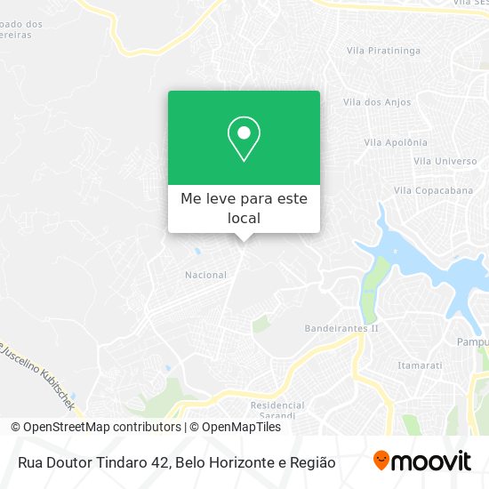 Rua Doutor Tindaro 42 mapa