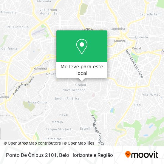 Ponto De Ônibus 2101 mapa