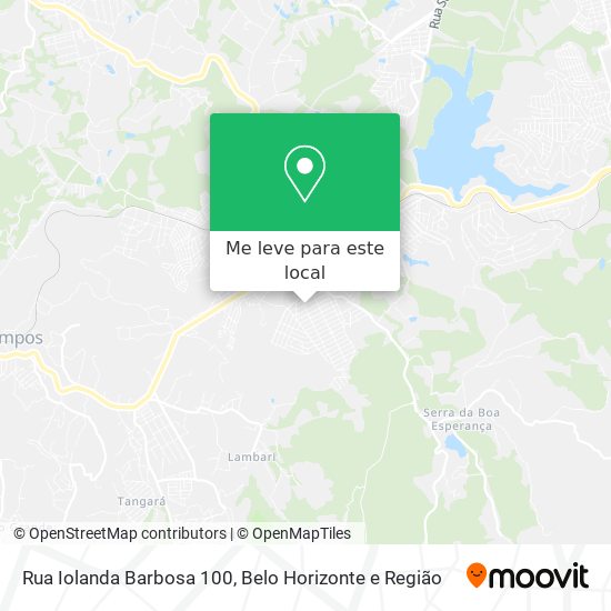 Rua Iolanda Barbosa 100 mapa