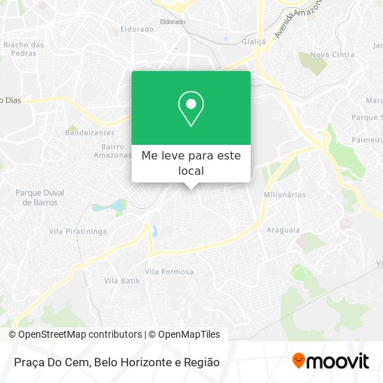 Praça Do Cem mapa