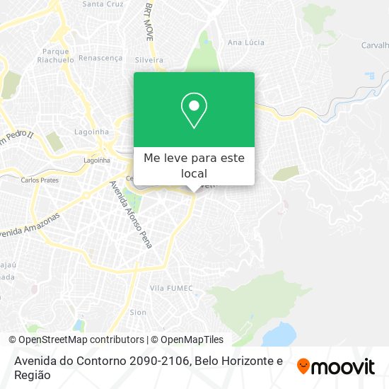 Avenida do Contorno 2090-2106 mapa