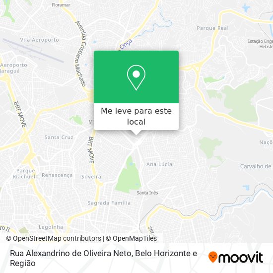 Rua Alexandrino de Oliveira Neto mapa