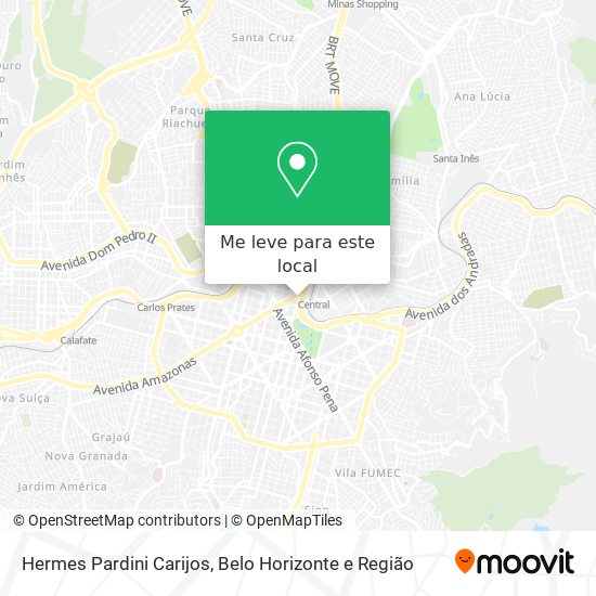 Hermes Pardini Carijos mapa