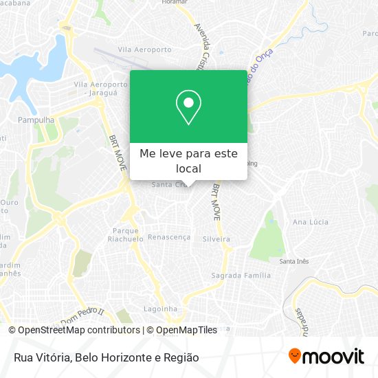 Rua Vitória mapa