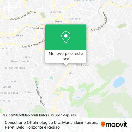 Consultório Oftalmológico Dra. Maria Elenir Ferreira Péret mapa