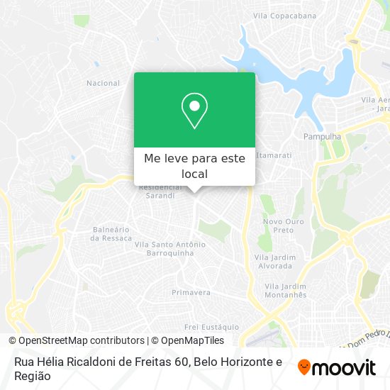 Rua Hélia Ricaldoni de Freitas 60 mapa