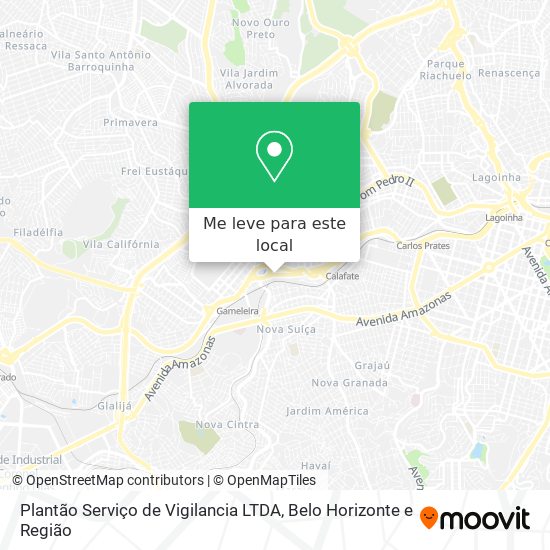 Plantão Serviço de Vigilancia LTDA mapa