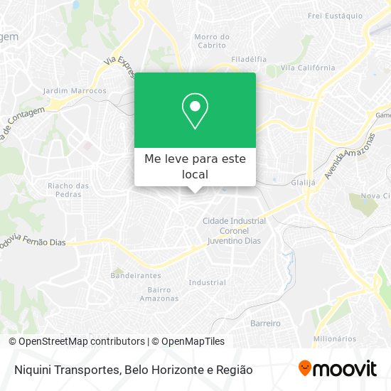 Niquini Transportes mapa