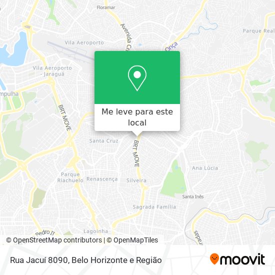 Rua Jacuí 8090 mapa