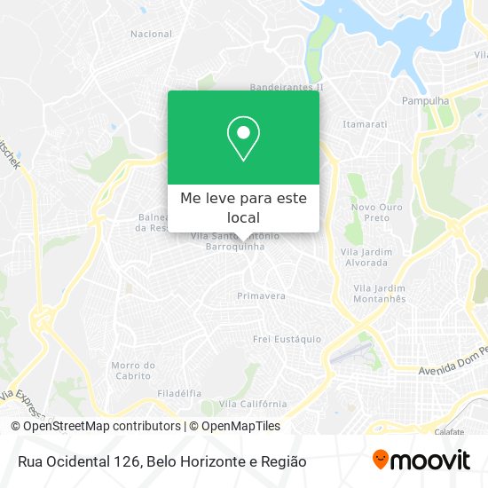 Rua Ocidental 126 mapa