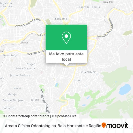 Arcata Clínica Odontológica mapa