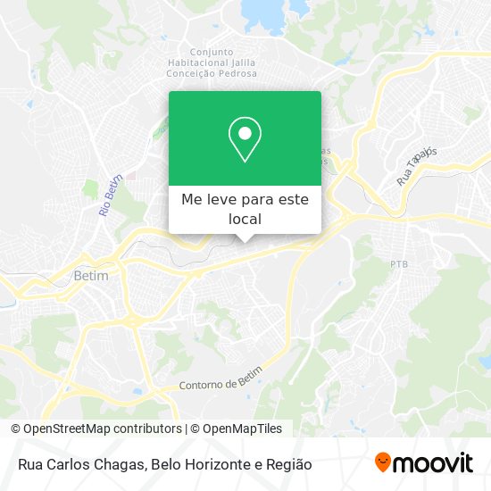 Rua Carlos Chagas mapa