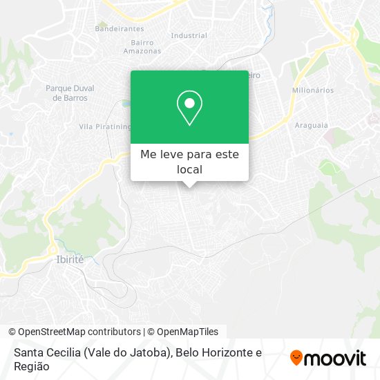 Santa Cecilia (Vale do Jatoba) mapa