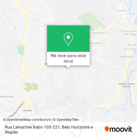 Rua Lamartine Babo 103-221 mapa