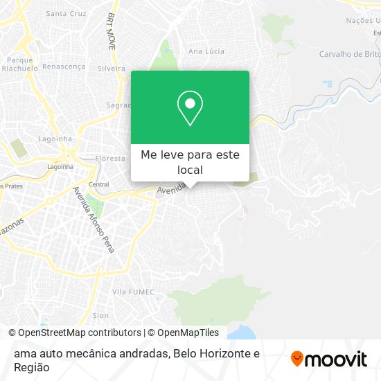 ama auto mecânica andradas mapa