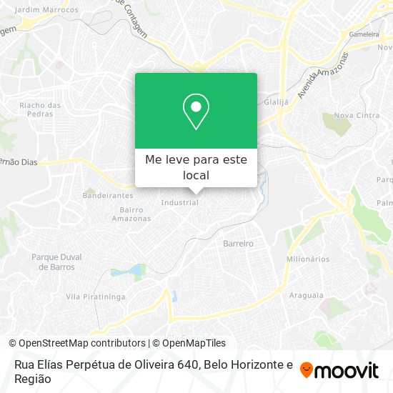 Rua Elías Perpétua de Oliveira 640 mapa