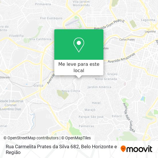 Rua Carmelita Prates da Silva 682 mapa