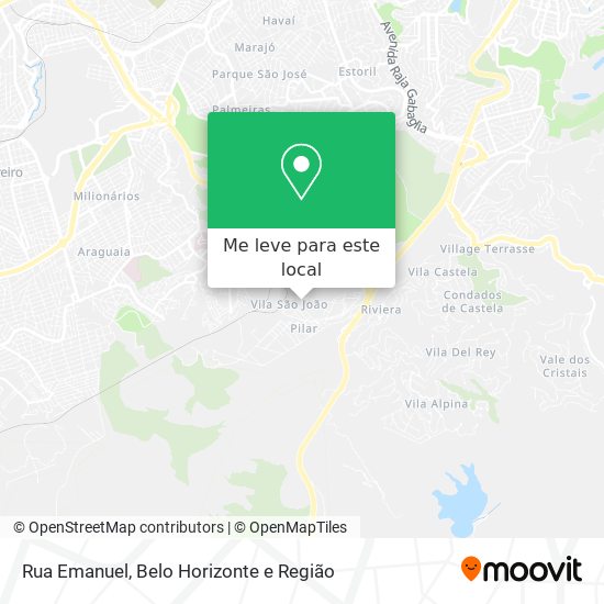 Rua Emanuel mapa