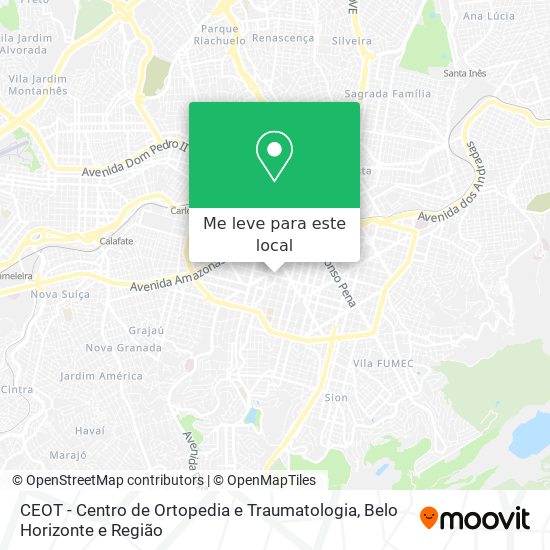 CEOT - Centro de Ortopedia e Traumatologia mapa