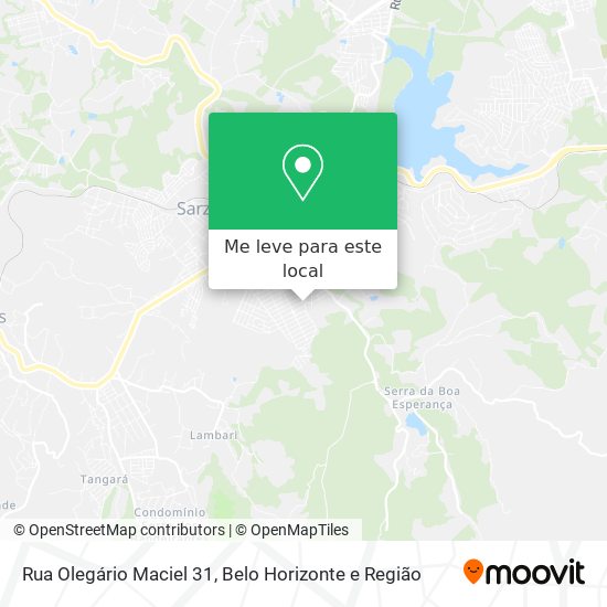 Rua Olegário Maciel 31 mapa