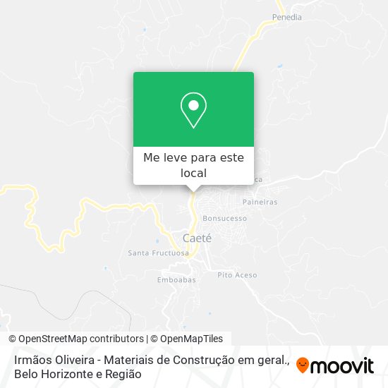 Irmãos Oliveira - Materiais de Construção em geral. mapa