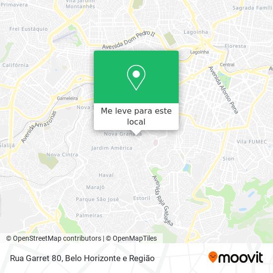 Rua Garret 80 mapa