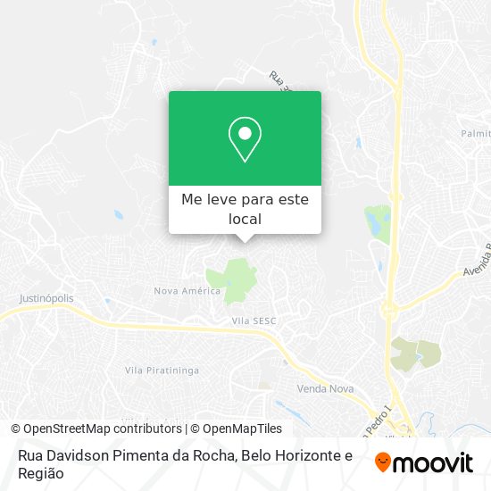 Rua Davidson Pimenta da Rocha mapa