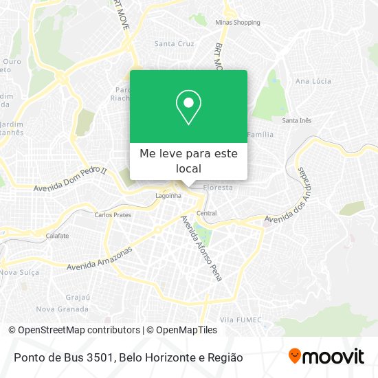Ponto de Bus 3501 mapa