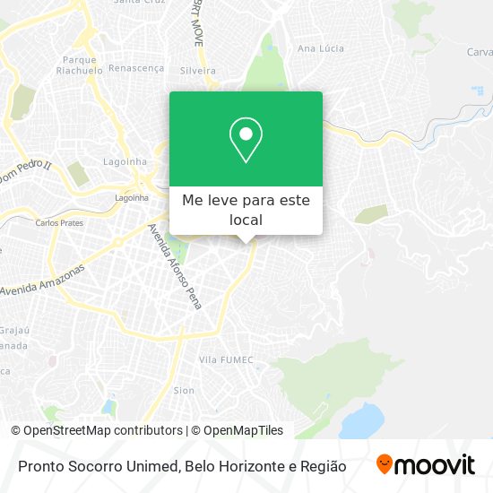 Pronto Socorro Unimed mapa