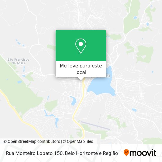 Rua Monteiro Lobato 150 mapa