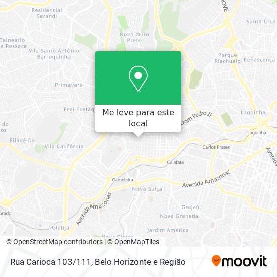 Rua Carioca 103/111 mapa