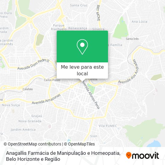 Anagallis Farmácia de Manipulação e Homeopatia mapa