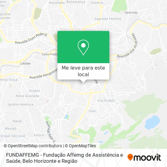 FUNDAFFEMG - Fundação Affemg de Assistência e Saúde mapa