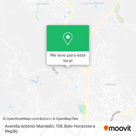 Avenida Antônio Mamédio 708 mapa