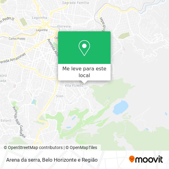 Arena da serra mapa