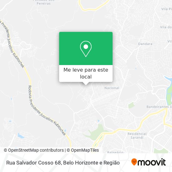 Rua Salvador Cosso 68 mapa