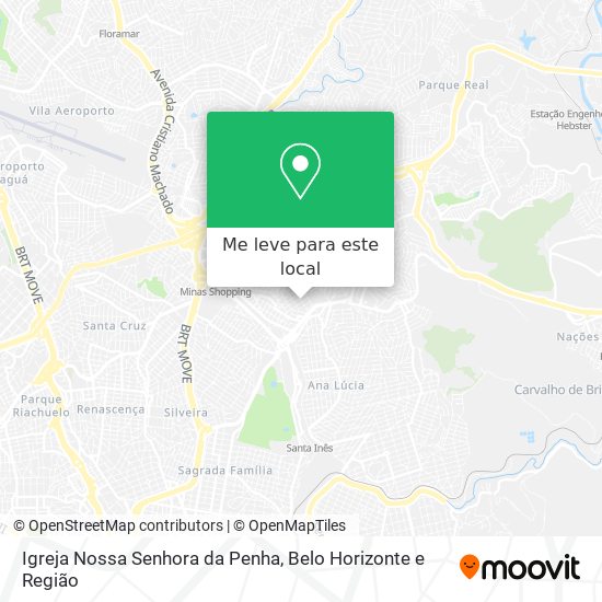 Igreja Nossa Senhora da Penha mapa