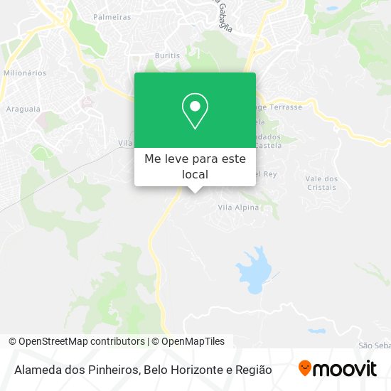 Alameda dos Pinheiros mapa