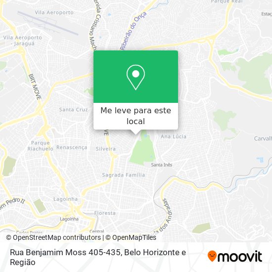 Rua Benjamim Moss 405-435 mapa