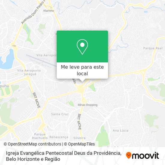 Igreja Evangélica Pentecostal Deus da Providência mapa