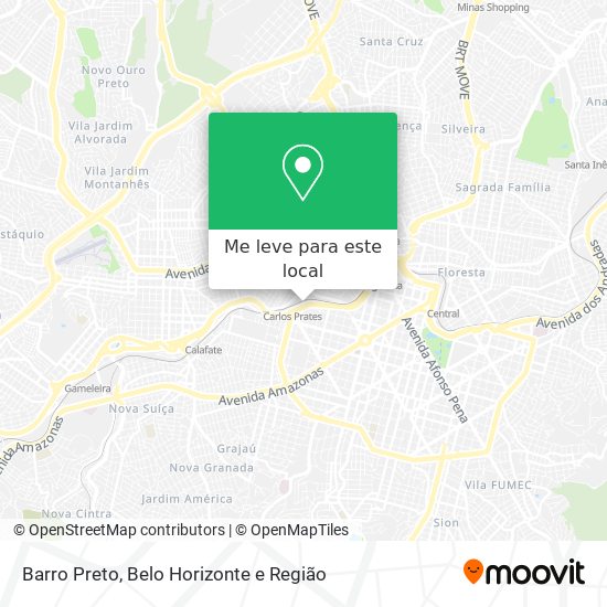 Barro Preto mapa