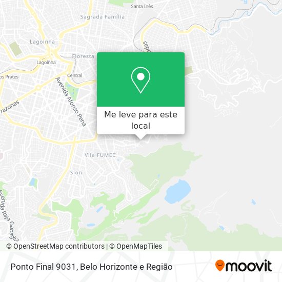Ponto Final 9031 mapa
