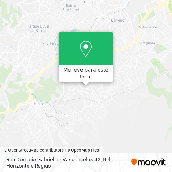 Rua Domício Gabriel de Vasconcelos 42 mapa